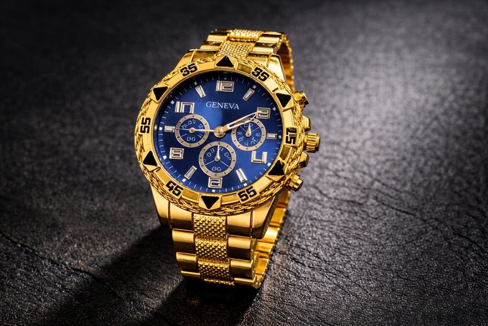 Ceas Geneva Quartz – Eleganță Clasică