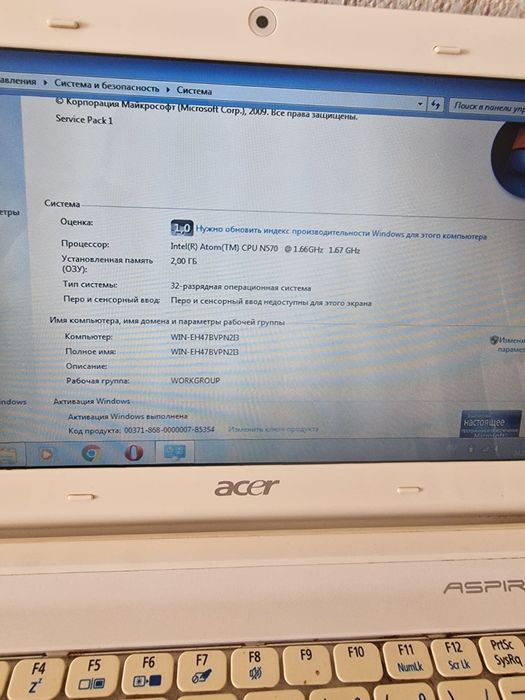 Продам нетбук acer