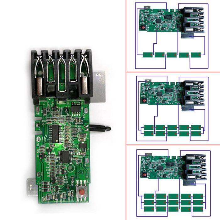 Milwaukee BMS PCB Protectie baterii M18 18V 18650 21700