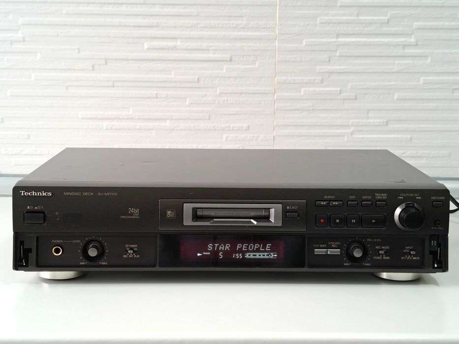Minidisc Technics SJ-DM100 nu Sony Pioneer Teac