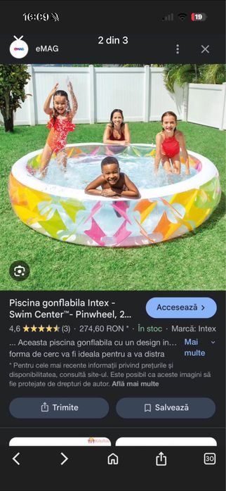 Piscina gonflabila intex