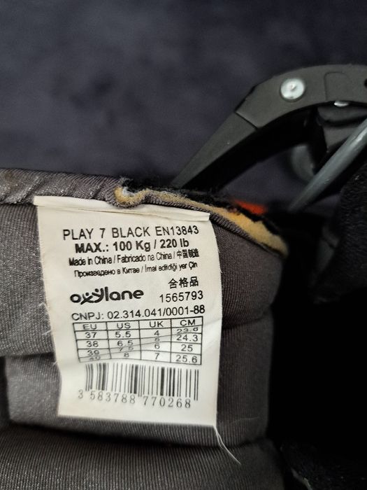 Role reglabile Oxelo 37-40
