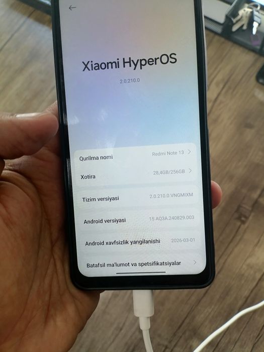 Redmi note 13 sotiladi 256 gb