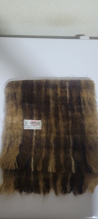 Шарф шерстяной махеровый