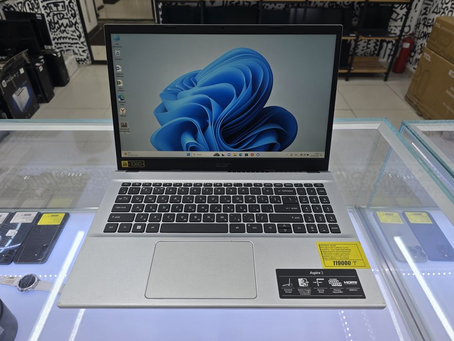 Ноутбук Acer core i3 1215u озу 8gb ssd256gb рассрочка Реал Магазин