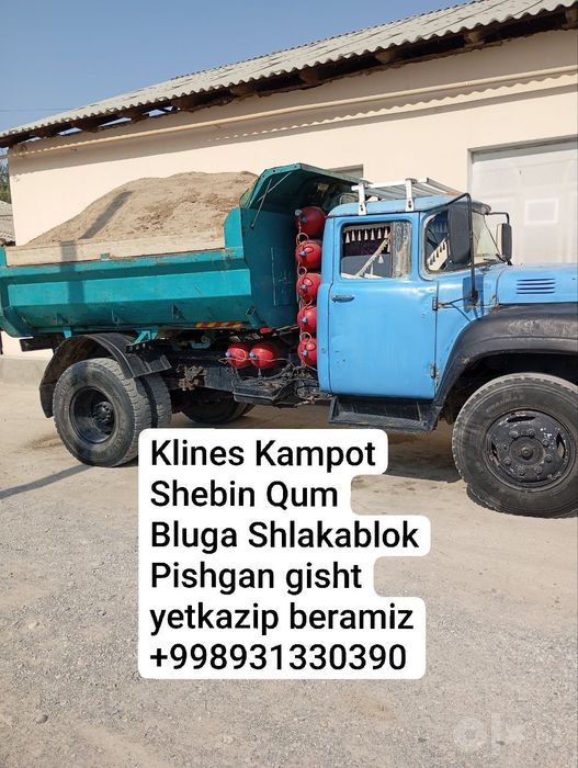 Klines sheben bluga kampot shlakablok turpoq yetkazib beramiz