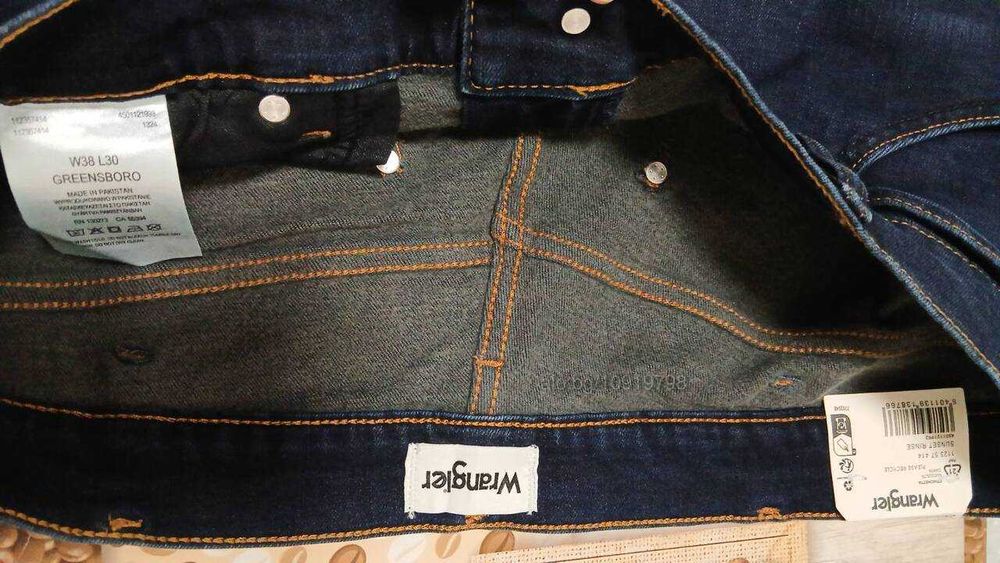 Мъжки дънки Wrangler Greensboro Sunset Rinse W38 L30 XL