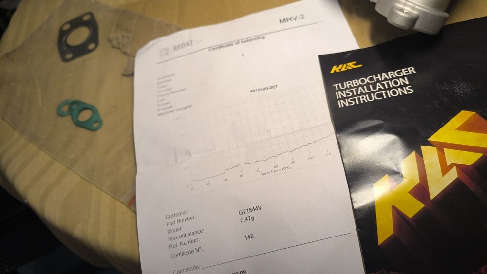 GT1544V Турбокомпресор за CITROEN PEUGEOT FORD MINI Volvo 1.6HDI 110CV