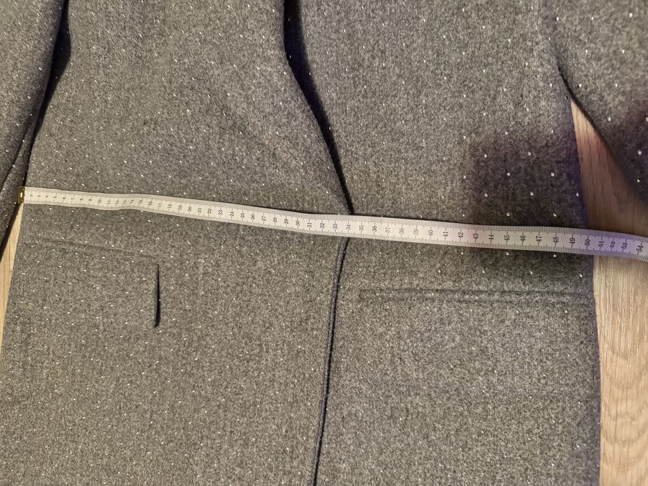 Palton River Island S cu tinte aplicate