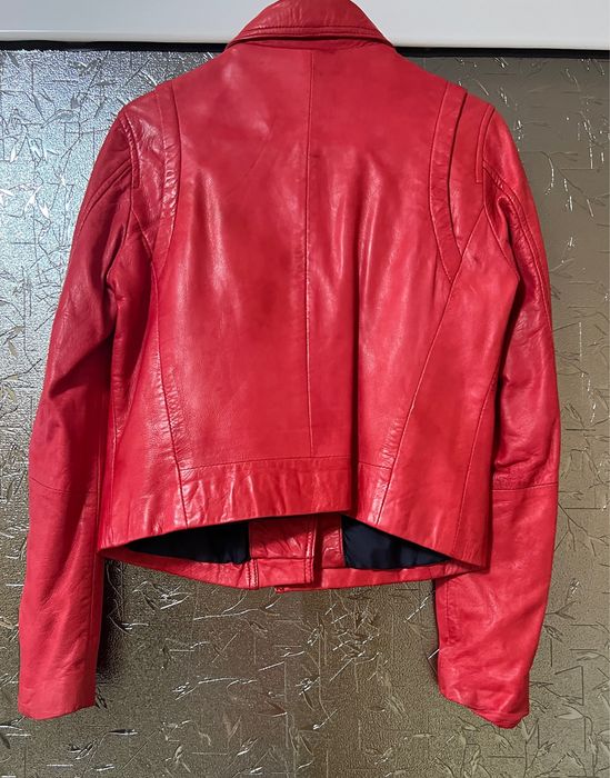 Geaca piele biker