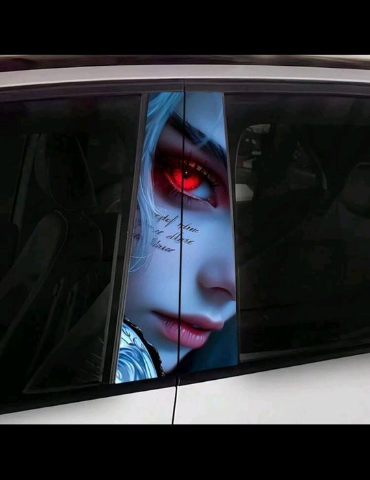 Водоустойчиви винилови стикери за кола комплект от 2 бр.