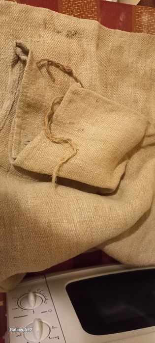 Saci vechi de iuta/canepa