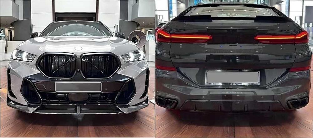 Oferta Boost Pachet Aero BMW X6 G06 LCI M-Sport (2024-up) Black Knight Look