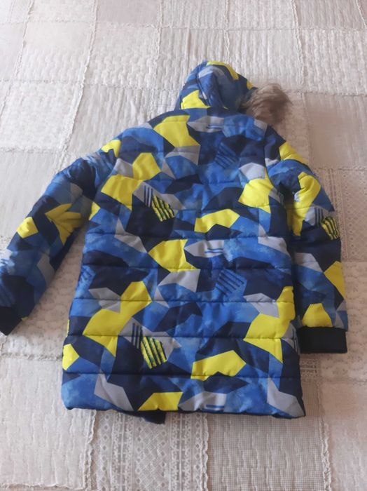 Детско двулицево зимно яке