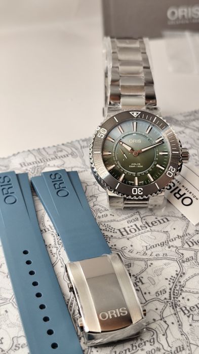 Нов! Oris Aquis Dat Watt Limited Edition II – Пълен комплект!