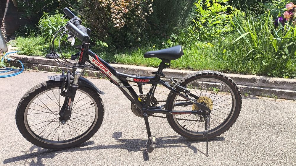 Велосипед черный, детский (10,5'')