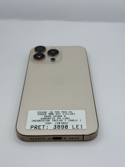 Iphone 16 Pro 256GB 90% Garantie Rate BuyBack - iphonezone.ro