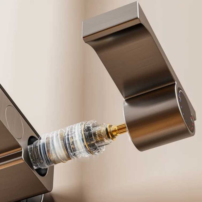 Модерен интелигентен душ с дисплей и LED подсветка D34