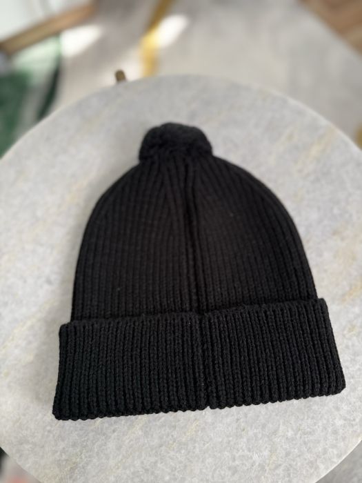 The North Face Logo Box Pom caciula unisex neagra one size noua