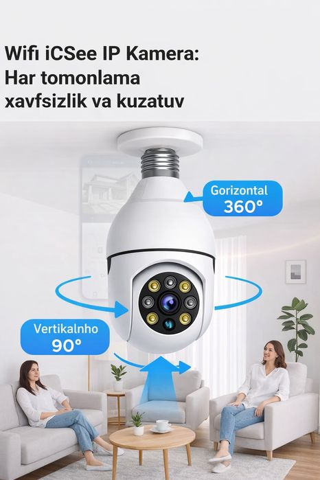 Wifi iCSee IP Kamera: Har tomonlama xavfsizlik

 iCSee IP Kamera: Uyin