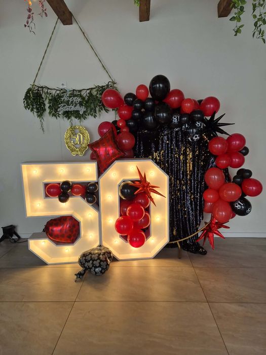 Litere luminoase volumetrice decor