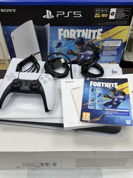 ***КАТО НОВ 825GB Playstation 5 DIGITAL Зора  Гаранция до 2028 г. White