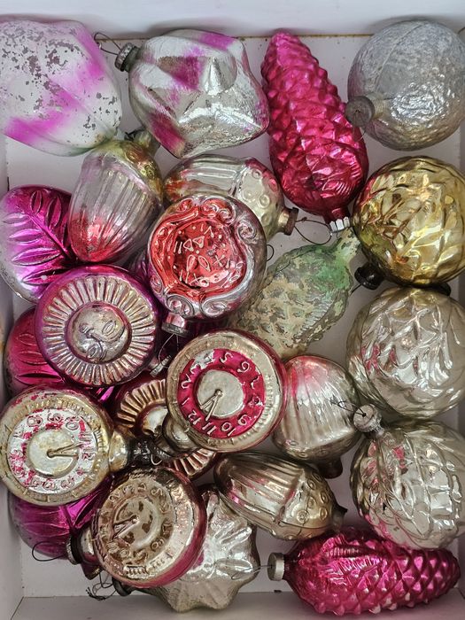 Елочные игрушки времен СССР