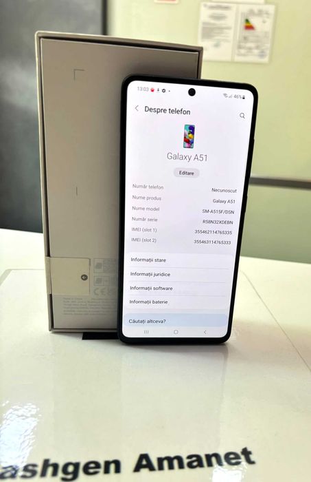 SAMSUNG A51 , Magazin Cashgen