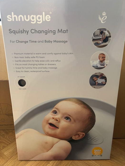 Shnuglle повивалник Squishy Changing Mat taupe