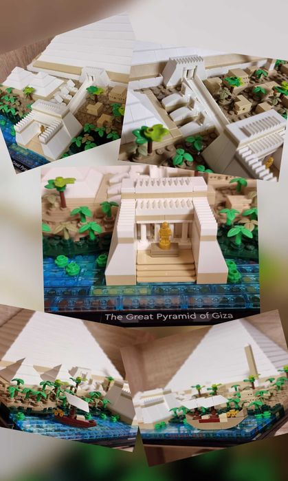 LEGO Architecture Marea piramida din Giza 21058, 1476 piese