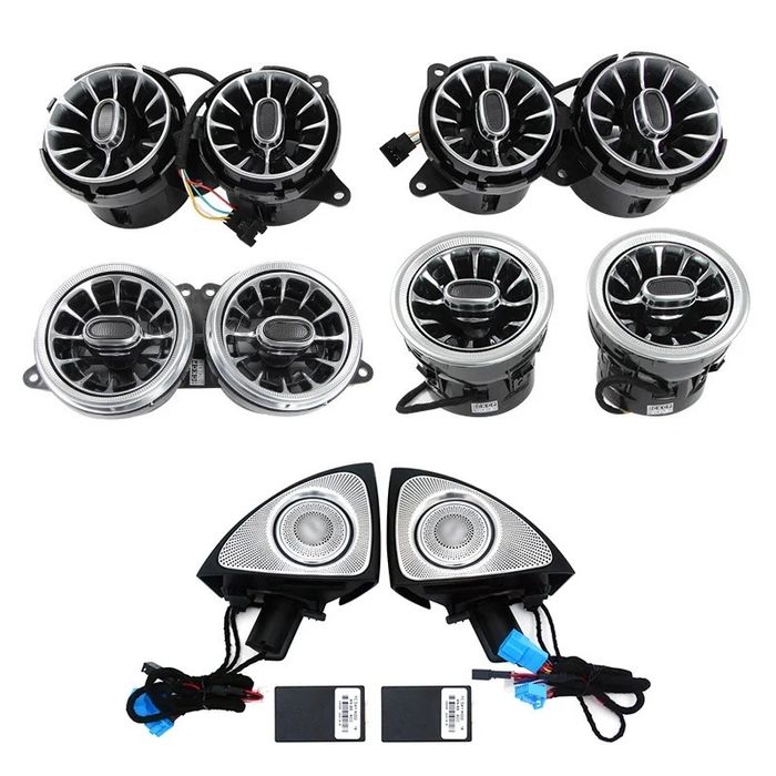 Guri grile ventilatie luminate ambientala Mercedes S Class W222 7 lci