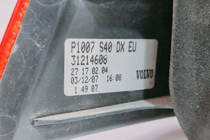 Stop Dreapta 31214608 Volvo S40 a 2-a generatie (facelift)