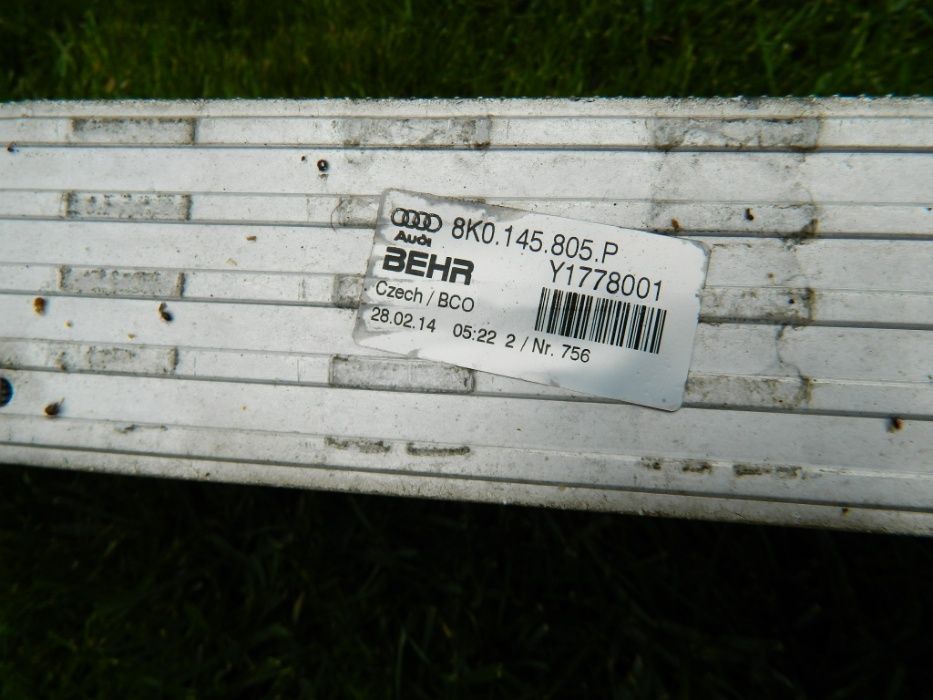 Radiator intercooler Audi A4 B8 cod 8K0145805P