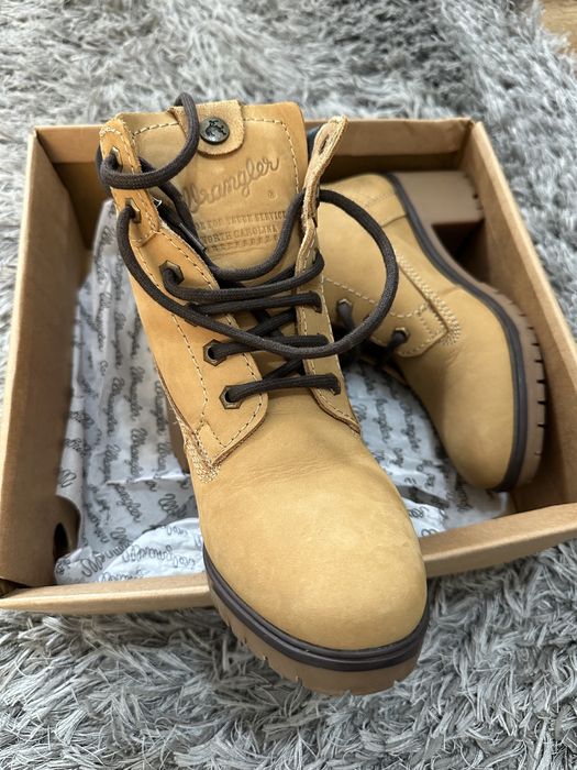 Ghete dama wrangler piele