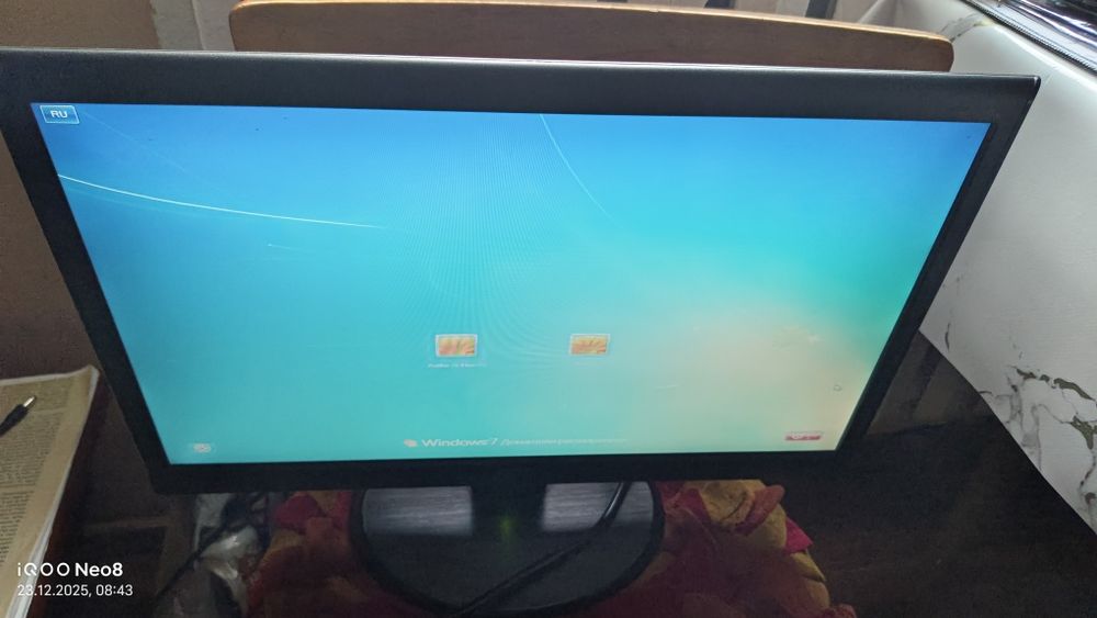 Monitor 19" Aser. Loc + hdmi переходник