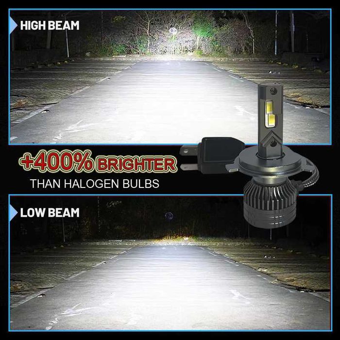 Instalatie LED auto canbus Gotek - H8 - H11 6000K - 110W-18.000 lumeni