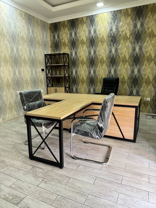 Стол стул кресло стеллаж шкаф комплект директорский