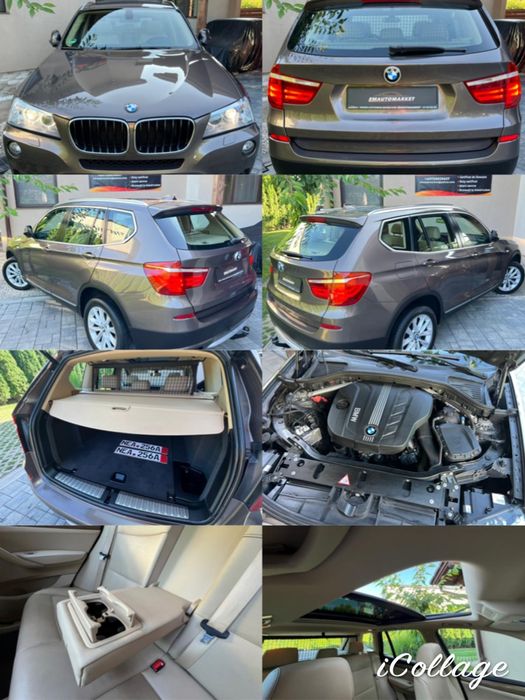 BMW X3 2.0 TDI Deosebit*X-Drive 4x4*Panoramic*Xenon*Clima*Top tehnic*Tempomat*