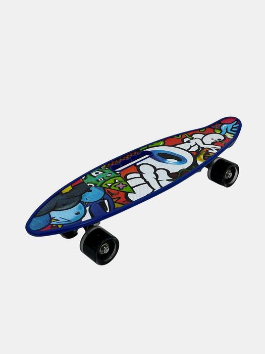 Скейтборд Пениборд (Penny Board) — Светящиеся гелевые колеса