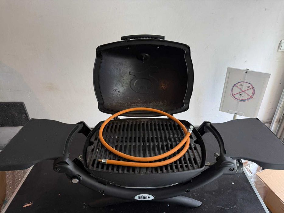 Газово барбекю WEBER Q 1200, корпус алуминий, скара чугун