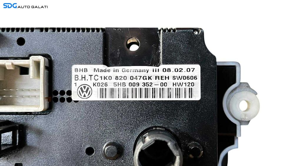 Panou Modul Unitate Comanda AC Aer Conditionat Clima Climatic Volkswagen Tiguan 2007 - 2013 Cod 1K0820047GK 5HB009352 [LC0586]