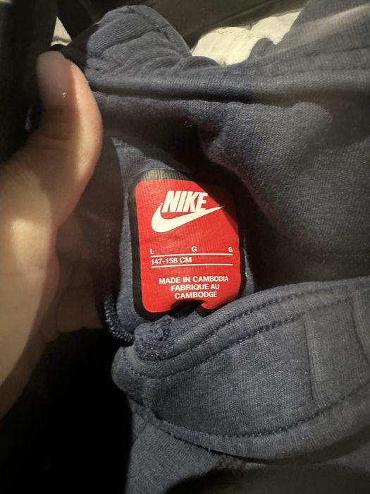 Nike Tech Fleace оригинал, тъмно син, за момче, М размер