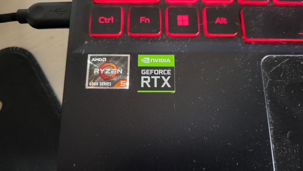 Acer nitro 5 (rtx 3050,amd ryzen 6600 с видеоядром)