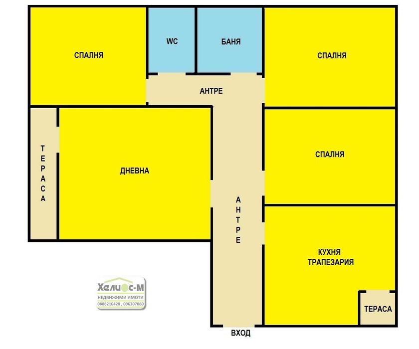 Продава се Четиристаен апартамент в Монтана, Жеравица - 116 кв.м за 946 €/кв.м - Снимка #16