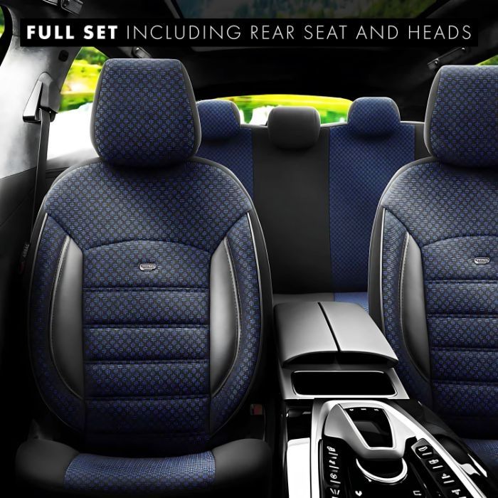 Тапицерия за седалки Otom Sport Plus Черно/Синьо