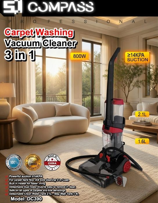 Моющий Супер эффективный 3в1 пылесос Compass с роторный насадкой для м