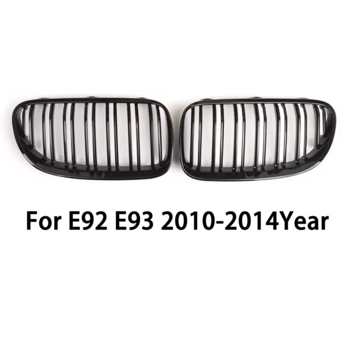 Grile duble compatibile BMW seria 3 E92 E93 facelift LCI M design