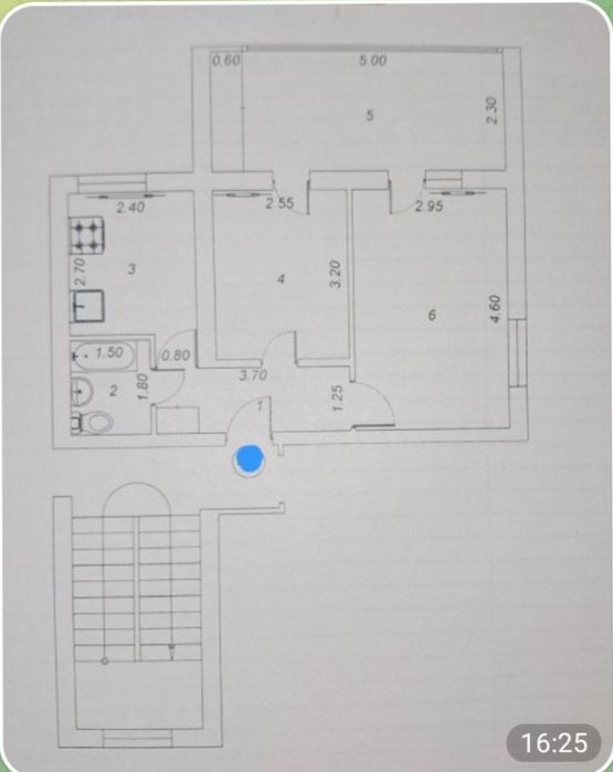 ® Срочно продается ‼️ Чиланзар 25 Кирпичний дом площадь 50м²  2в3/5/5.