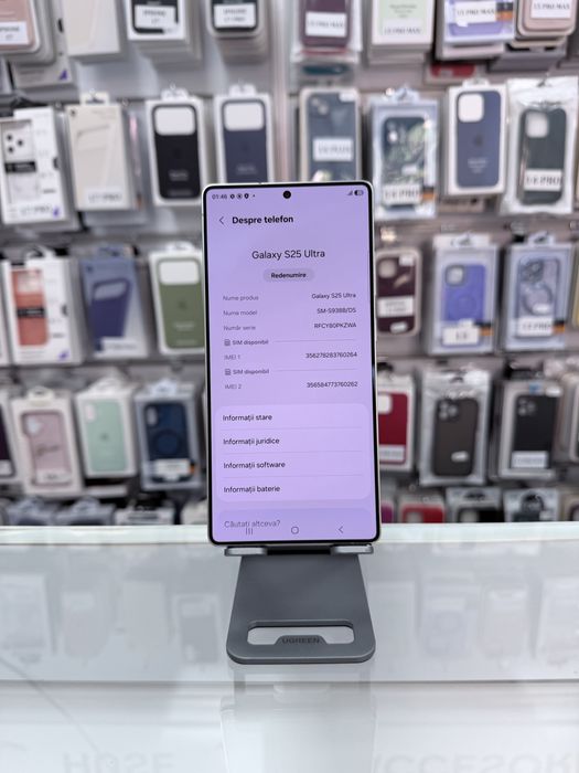 Samsung Galaxy S25 Ultra - Memorie 256GB - Sanatate baterie 100% - DeBi GSM Mobile Brasov