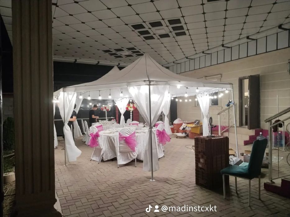 Прокат шатер стол стулья